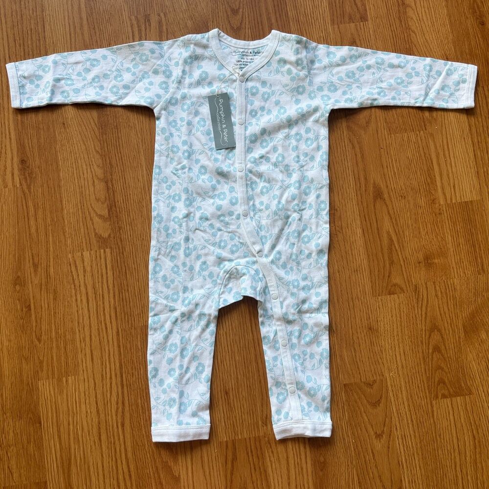 Pumpkin & Peter Organic Cotton Non Footed Playsuit